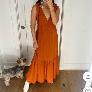 Orange dress